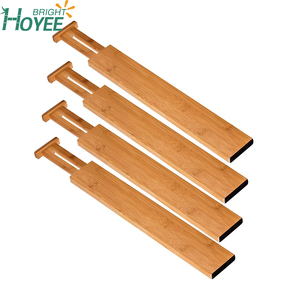 Diviseur de <span class=keywords><strong>tiroir</strong></span> de cuisine réglable, support en <span class=keywords><strong>bois</strong></span>, plateaux à épices, couverts, organisateur en <span class=keywords><strong>bois</strong></span> - Product Image 2