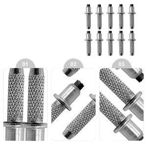 ปลายไม้เท้าเดินป่า ทำจากทังสเตนสตีล สีเงิน ทนทานต่อการสึกหรอ สำหรับไม้เท้าเดินป่า ไม้เท้าเดินกลางแจ้ง อะไหล่เปลี่ยน - Product Image 2