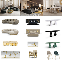 Ensemble de canapés sectionnels modernes de luxe pour salon, canapés de luxe pour la maison