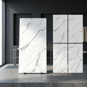 Engineered Quartz Stone Look Porcelain Tiles 600x1200mm Marble Surface Ceramic for Modern Floor Designs - Product Image 1