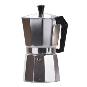 Ecocoffee-cafetera Espresso de aluminio, cafetera de 3 tazas, 6 tazas, 9 tazas, 12 tazas