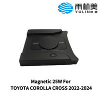 Chargeur sans fil rapide Qi2 MPP 25W de qualité supérieure, authentique, adapté à la Toyota Corolla Cross LED, garantie de 3 ans