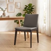 Chaise longue en bois massif de frêne avec siège en mousse haute densité pour chambre à coucher et salon