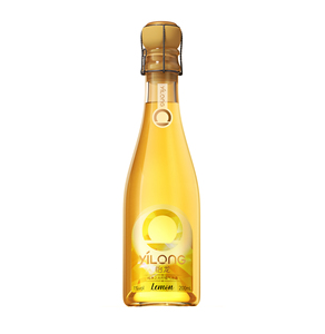 Bebida Espumosa de Limón Yilong de Rongdi China, Baja en Alcohol (1% ABV), Vino Espumoso Cítrico de 200 ml, Sin Azúcar, Vino Ligero - Product Image 5