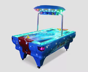 Mesa de Hockey de Aire Super Hockey Arcade, Consola Deportiva de Interior para Dos Jugadores, Operada con Monedas, Interacción entre Jugadores, Plástico - Product Image 6