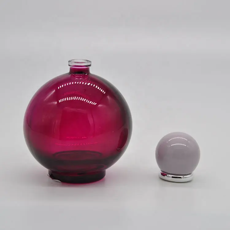 עגול זכוכית סיטונאי חדש הגעה בצורת בציר תרסיס בושם בקבוק עם משאבת