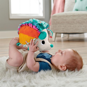 Juguete para recién nacido Juguete de animales de dibujos animados para niños con sonidos y texturas Juguete sensorial infantil interactivo <span class=keywords><strong>Erizo</strong></span> - Product Image 4