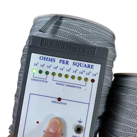 Ruban en tissu à fibres électriquement conductrices personnalisé pour la protection ESD, pour vêtements et chaussures, résistant à l'usure, élimination des charges statiques