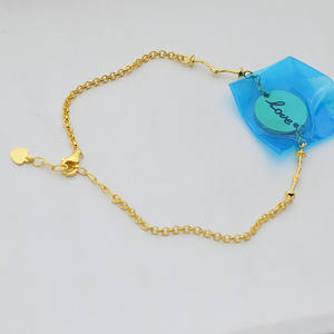 Colgante de Plata S925 Estilo LOVE, Collar de Cadena con Forma de Corazón de Moda, Perla con Orificio para Mujer, Bandeja Vacía para Joyería de Perlas DIY 370 - Product Image 5