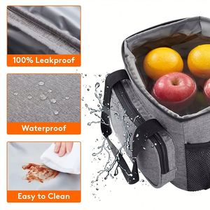 Promotional Cooler Bags Custom Logo Thermal Bag Food Delivery Insulated Lunch Tote - Product Image 3