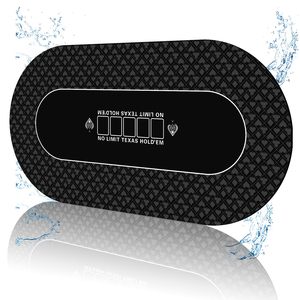 Tapete <span class=keywords><strong>de</strong></span> póquer Texas Hold'em resistente al agua, mesa portátil con superficie <span class=keywords><strong>de</strong></span> goma suave <span class=keywords><strong>de</strong></span> primera calidad para <span class=keywords><strong>juegos</strong></span> <span class=keywords><strong>de</strong></span> póquer - Product Image 1