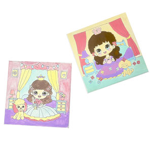 Jouets à dessiner 12 couleurs Enfants Image par numéros Dessin sur carton Art Peinture Jouet Peinture par numéros Kit - Product Image 6