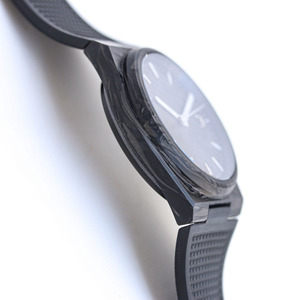 Montre de sport de luxe ultra-fine en fibre de carbone pour homme – Cadran minimaliste, bracelet en caoutchouc, montre mécanique étanche - Product Image 6