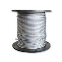 High tensile strength 7*7 1.5mm electric galvanized steel wire rope