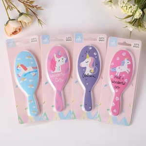 Brosse à cheveux pour bébé de 13 cm, motif de dessin animé, <span class=keywords><strong>licorne</strong></span>, sirène, peignes à cheveux pour enfants - Product Image 1