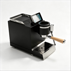เครื่องชงกาแฟเอสเพรสโซกึ่งอัตโนมัติ หม้อต้มกาแฟ 0.35 ลิตร ถังเก็บน้ำ 1 ลิตร 6 โหมดการชง ปั๊มเกียร์ 220V สำหรับใช้ในบ้าน คาเฟ่ บาริสต้า ดีไซน์หม้อต้มคู่ รับประกันคุณภาพ - Product Image 4