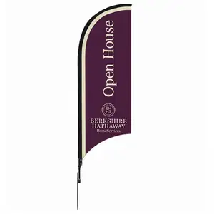 Manufacturer Marketing And Promotional Materials Outdoor Advertising Wholesale Feather Flag Banners Beach Flag