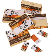 Carpeta con Forma de Avión de Papel Kraft Resistente y Ecológica, Impresa Personalizada, para Empaque de Alimentos, Productos para Mascotas y Ropa