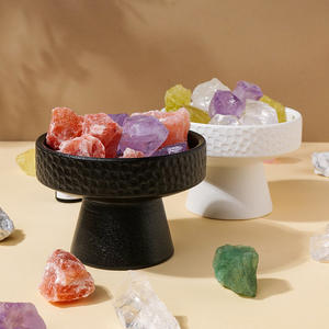 Vente en gros cristal naturel en forme de cœur <span class=keywords><strong>pierre</strong></span> brute diffuseur d'huiles essentielles d'aromathérapie sans flamme gravure parfum d'intérieur cadeau - Product Image 4