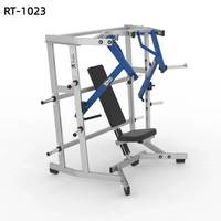 Machine à fessiers à charge libre pour entraînement des fessiers en salle de sport professionnelle
