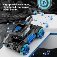 Y1 RC Allradgetriebener Dual-Mode Elektro-Panzer Spielzeug mit Fernbedienung, Gestensteuerung und Wasserkugel-Schießfunktion