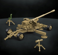 Pistolet anti-char lourd allemand, blocs de construction intelligents, jouet pour garçon