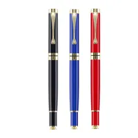 Hot販売Promotional Classic Metal Black Blue Red色Ball Point PenためBusiness Stationary Supplier Directly Factory China