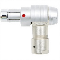 Câbles Alvin's - Connecteur mâle Fischer 3 broches à angle droit S102 ARRI Alexa RED DSMC2 pour prise Venice RS 9 heures