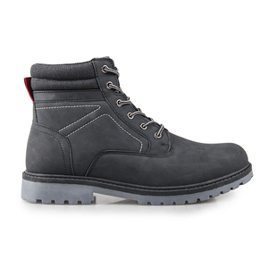 Crazy horse-botas de trabajo de construcción de cuero, zapatos de seguridad industriales, nuevo estilo - Product Image 2