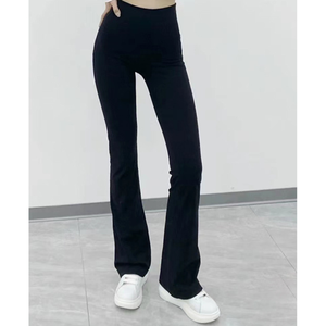 Ultra-high-waist yoga micro <b>flared</b> pants Womens Yoga Pants Sports Tights Fitness Yoga Wear Workout Yoga <b>Leggings</b> - Product Image 5