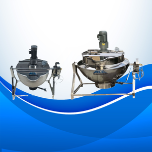 เครื่องผสมอาหารหม้อทำอาหารอุตสาหกรรมแบบเหนี่ยวนำไฟฟ้าแก๊สไอน้ำไฟฟ้า - Product Image 5