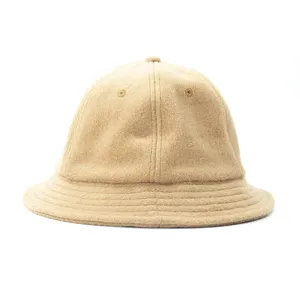 Простая пушистая Рыбацкая шляпа на заказ, оптовая продажа, 6 панелей, мягкая зимняя шляпа-ведро от фабрики BSCI