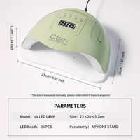 Kit de Manucure Carré Double Mini en Plastique Style Français de Qualité Supérieure, Nouvelle Arrivée, Certifié CE, Lampe LED pour Vernis Gel, Marque Privée, Vente en Gros