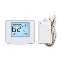 Thermostat de pièce sans fil PTAC 1 chauffage 1 refroidissement pour hôtel, appartement, HVAC