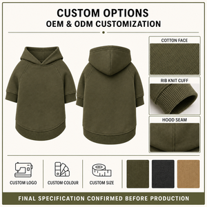 Sweat-shirts à capuche pour chien, pull en polaire doux, vêtements à capuche pour petits chiens, Malteuse, Pug, usage quotidien en extérieur - Product Image 2