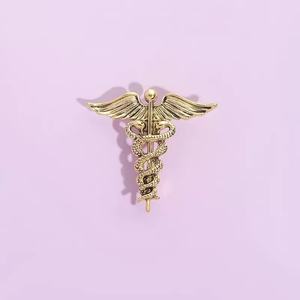 เข็มกลัดเข็มกลัดติดปีกนางฟ้าแบบย้อนยุคแฟชั่นเสื้อผ้าชุดรูปแบบนางฟ้าสำหรับผู้ชายและผู้หญิงปกเสื้อคอเสื้อลายงู - Product Image 2