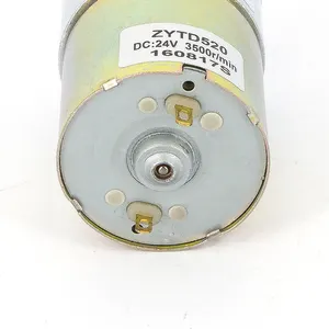 יצרן מנוע DC 12V 24V מומנט גבוה התאמה אישית עם תיבת הילוכים 37 מ""מ לאופניים חשמליים