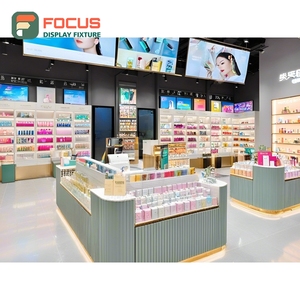 Exhibidor de Materiales Mixtos para Interiores de Tiendas Contemporáneas, Diseño de Interiores para Tiendas de Cosméticos - Product Image 5