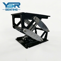 YSR Seating Marine Federungssitz für 9ft Kleines RIB, Verstellbarer Stoßdämpfender Aluminiumlegierungs-Basis-Sitz, Ersatzteile