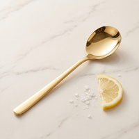 Ensemble de couverts modernes en acier inoxydable doré, cuillère, fourchette, baguettes pour hôtel, restaurant, usage domestique