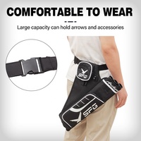 Ensemble de flèches en carbone SPG Arrows Quiver Archery Tube, ceinture de chasse, arc recurve traditionnel et flèches, porte-sac de hanche personnalisé