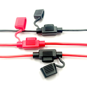14AWG/16AWG/18AWG/20AWG/22AWG Tinned Copper Wire Mini <strong>Inline</strong> Car <strong>Fuse</strong> <strong>Holder</strong> Waterproof Mini Type Blade <strong>Fuse</strong> <strong>Holder</strong> - Product Image 1