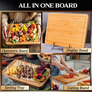 Tabla de Cortar Personalizada con Logotipo, Tabla de Madera Grabada con Etiqueta Privada para Charcutería, Carnes, Quesos, Frutas y Barbacoa - Product Image 6