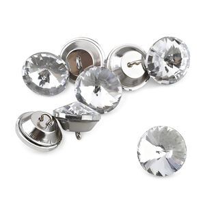 Canapé Coussin Dossier Décoratif Canapé Cristal Boutons Chaise Verre <span class=keywords><strong>Strass</strong></span> Boutons Tête <span class=keywords><strong>de</strong></span> <span class=keywords><strong>Lit</strong></span> Canapé Couture DIY Décorations - Product Image 3