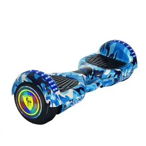 6.5 zoll Self balancing Hoverboard mit leucht rad, top ,front led-licht musik 36v selbst balance roller