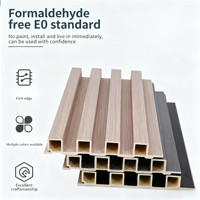 Panneaux muraux en fibre de bois de bambou ignifuges personnalisables 160x23 pour cloisons de bureaux commerciaux