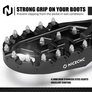NiceCNC moto forgé repose-pieds repose-pieds pédale pour 2024 <span class=keywords><strong>GasGas</strong></span> EC300 EC250 <span class=keywords><strong>EC</strong></span> EX MC <span class=keywords><strong>125</strong></span> 250 300 250F 350F 450F ECF EXF MCF - Product Image 3