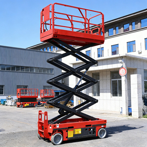 Gunting hidrolik bergerak otomatis, <span class=keywords><strong>Platform</strong></span> pengangkat gunting hidrolik seluler listrik kecil portabel - Product Image 1