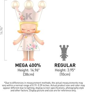 ตุ๊กตาแฟชั่น MEGA Royal <span class=keywords><strong>Molly</strong></span> ขนาด 400% ทำจากพลาสติก แต่งดอกไม้กำมะหยี่ ของสะสม ของตกแต่งบ้าน - Product Image 4