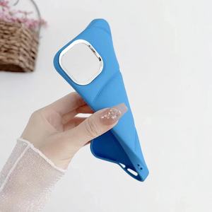 <span class=keywords><strong>Coque</strong></span> de téléphone pour <span class=keywords><strong>iPhone</strong></span> 15 Plus 14 <span class=keywords><strong>12</strong></span> 13 11 16 Pro Max antichoc <span class=keywords><strong>Coque</strong></span> de téléphone avec lentille galvanisée couleur unie - Product Image 2